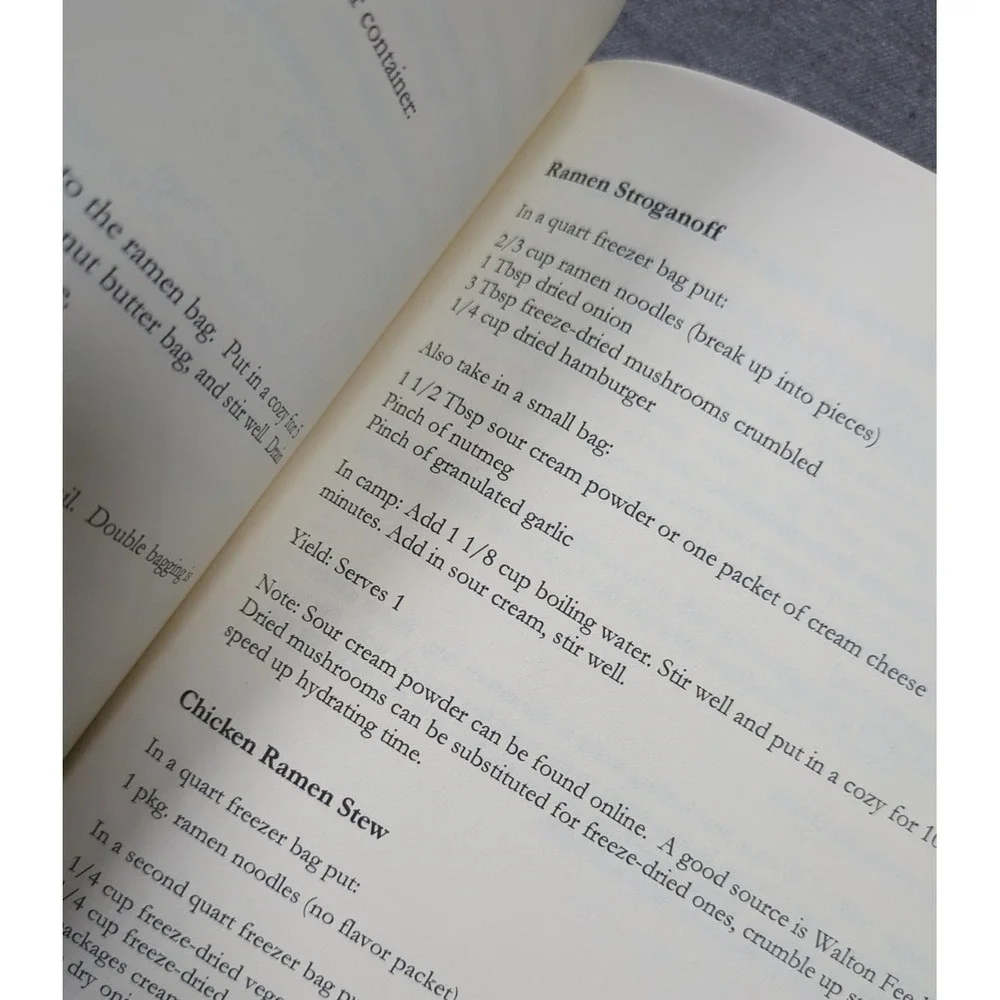 Freezer Bag Cooking: Trail Food Made Simple‎ by Sarah Kirkconnell Vol 1 VTG PB